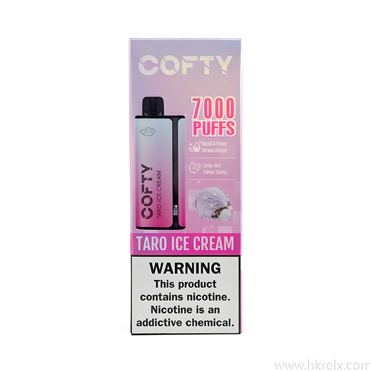 Relx Cofty2 7000 퍼프 일회용 Vape
