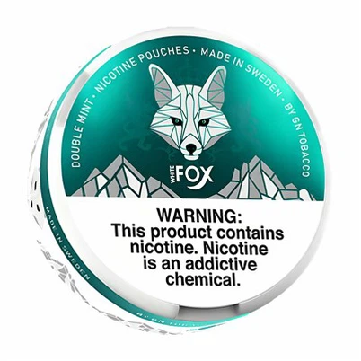 화이트 폭스 더블 민트 니코틴 파우치