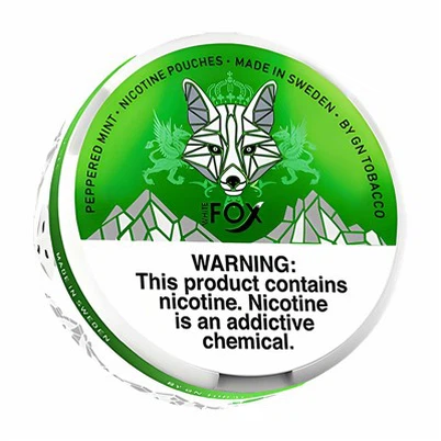 화이트 폭스 페퍼 민트 니코틴 파우치